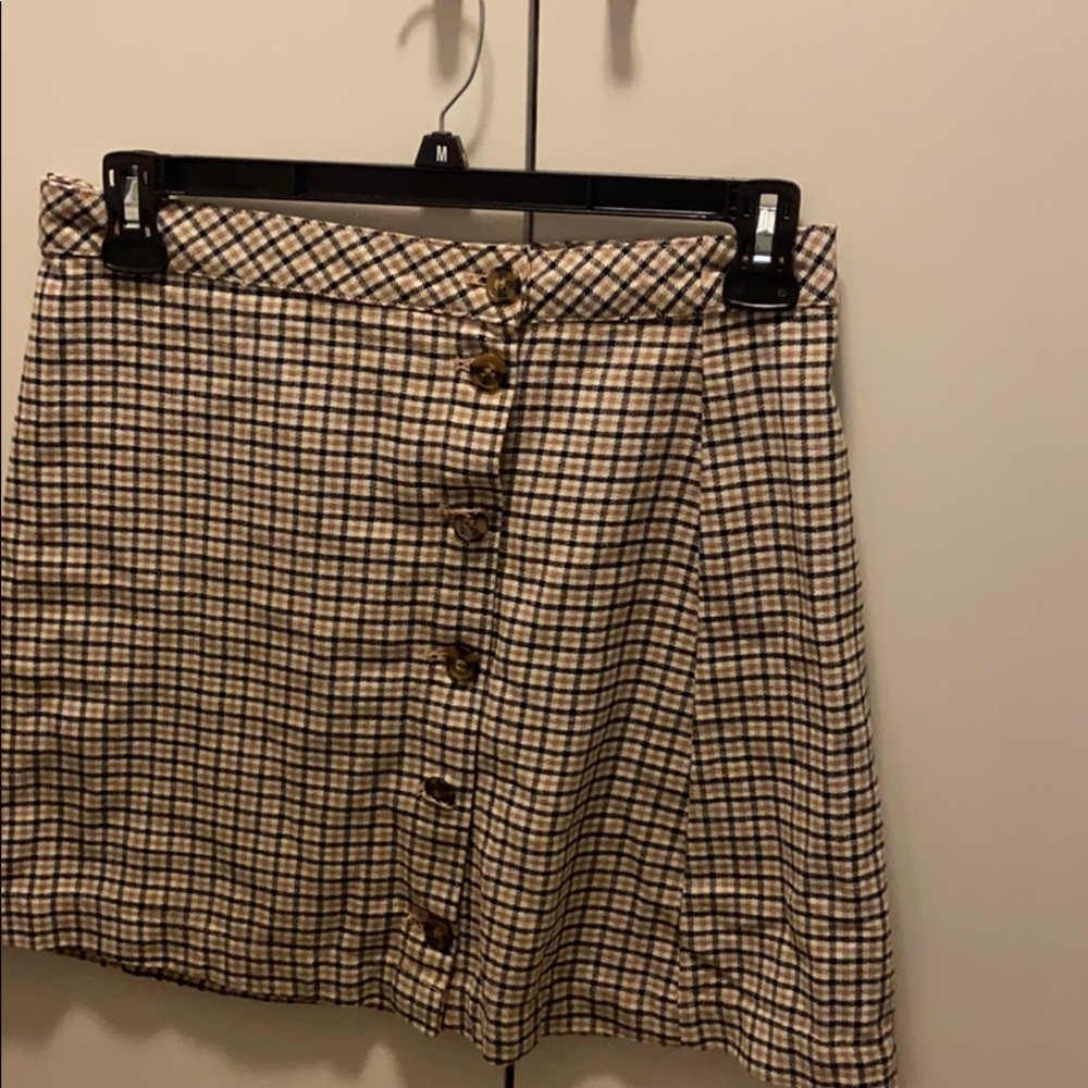 Plaid skirt